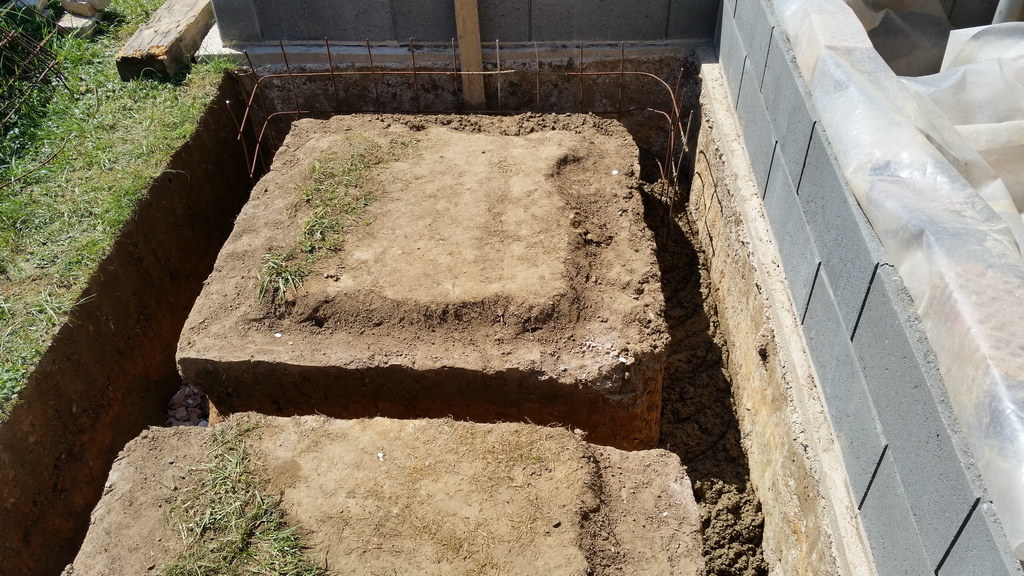 Fundament gegraben