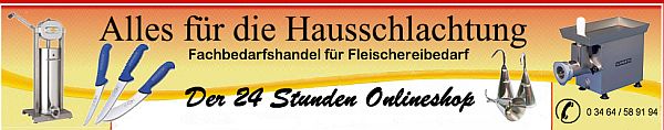 Hausschlachtebedarf